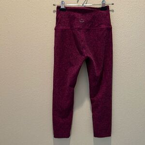 Beyond Yoga Burgundy Leggings